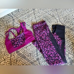 Lululemon drop it like it’s hot tight and matching bra sizes 6(set)